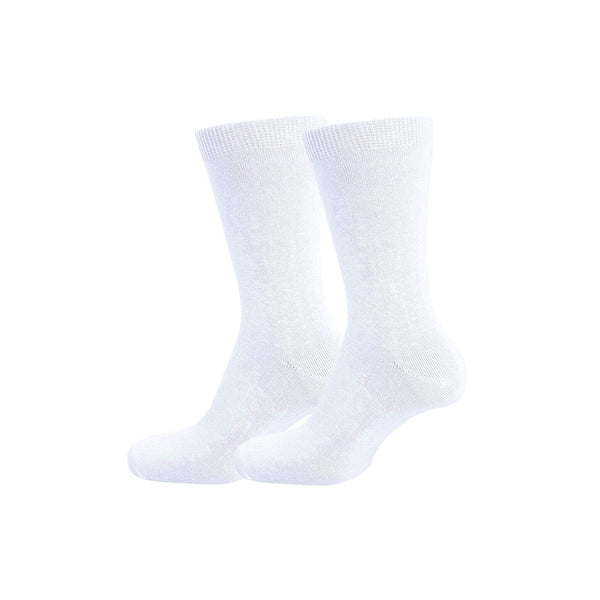 Kids Ankle School White Socks Size (4-7)