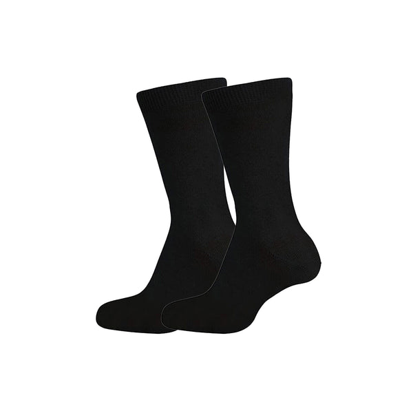 Kids Ankle School Black Socks Size (4-7)