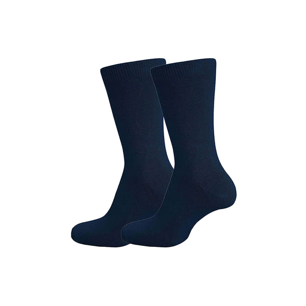 Kids Ankle School Navy Socks Size (4-7)