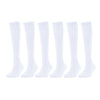 6 Pairs Knee High Socks Extra Long Cotton Smooth Thigh Grip Knitted Stockings for Girls and Women UK 4-6 Pairs SockSavy