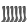 6 Pairs Knee High Socks Extra Long Cotton Smooth Thigh Grip Knitted Stockings for Girls and Women UK 4-6 Pairs SockSavy