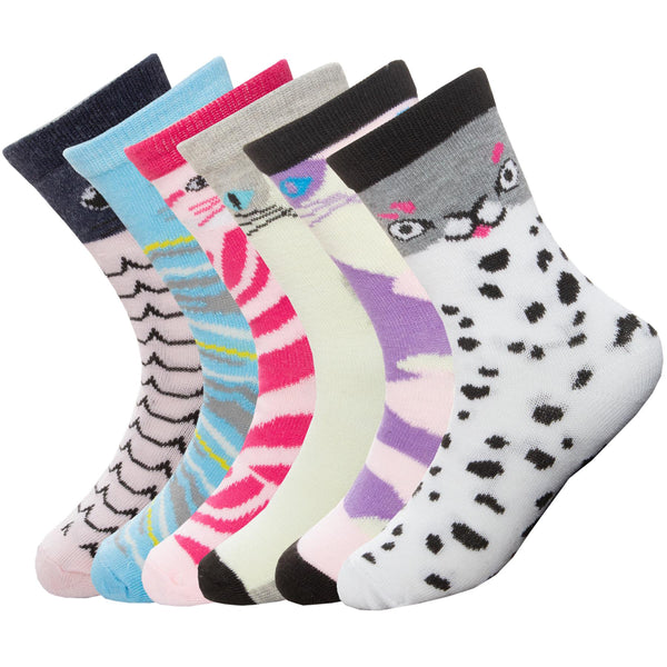 Kids Design Cats Socks Size (6-8, 9-12, 12-3, 4-6)