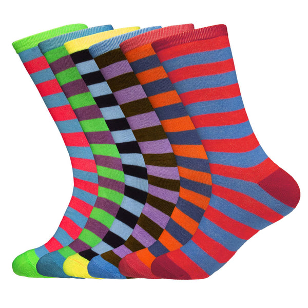 MENS CASUAL STRIPE SOCKS 6-11