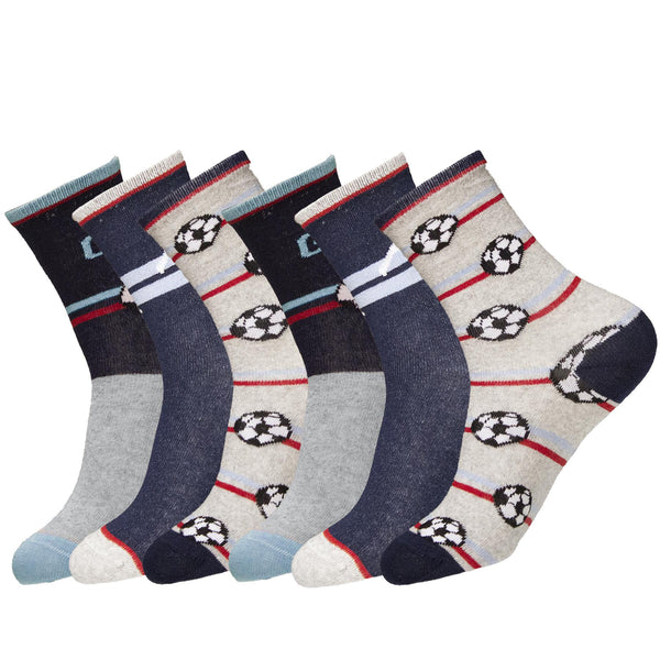 Kids Design Football Socks Size (6-8, 9-12, 12-3, 4-6)